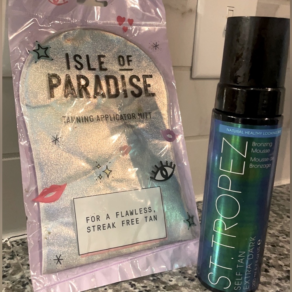 Self Tan Extra Dark Bronzing Mousse with applicator